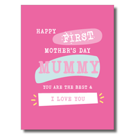 First Mother's Day Mummy Card